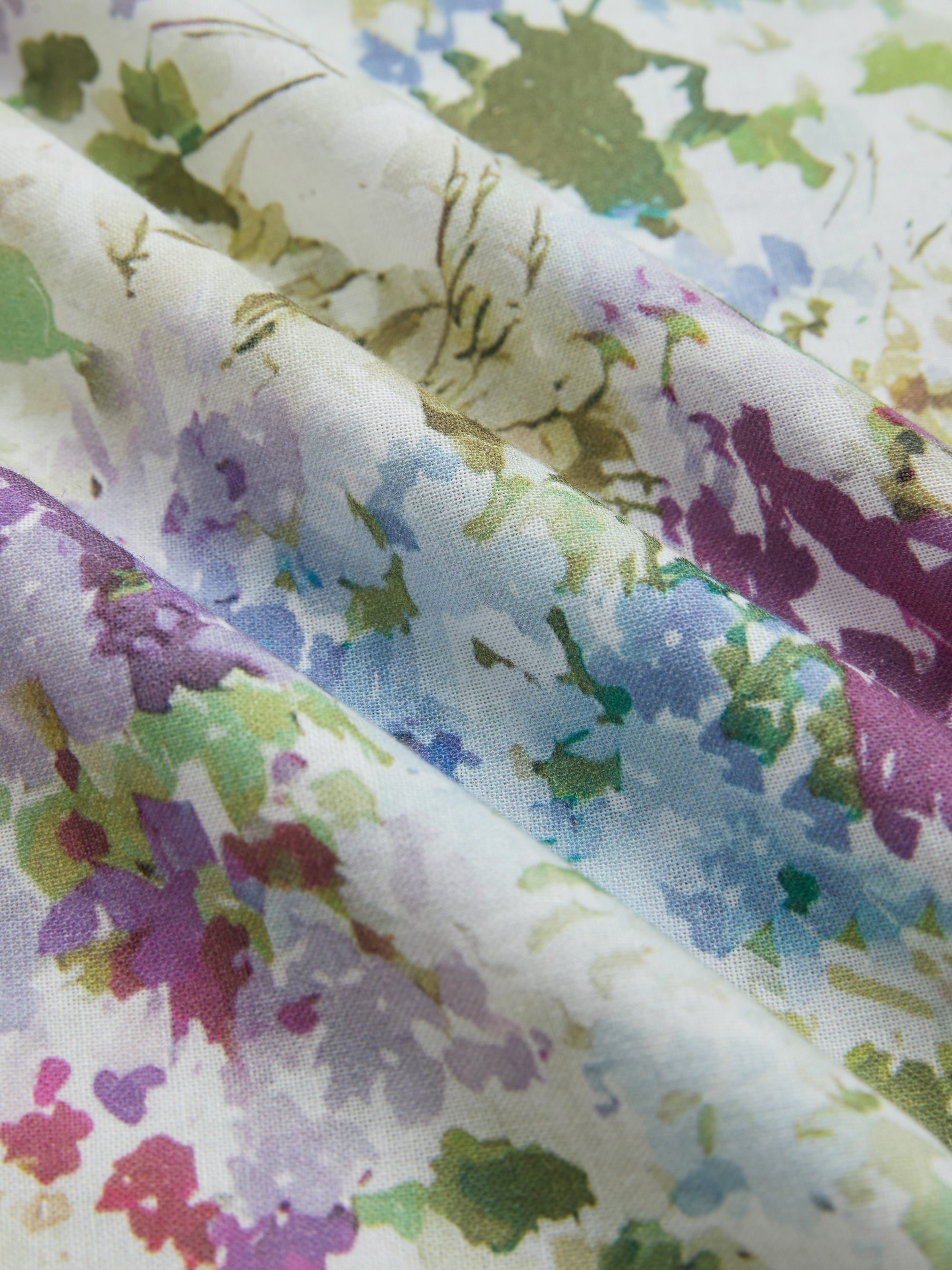 Maxi Cotton Dress, Sleeveless, Halter, Floral, Vacation, Vintage, White - Image 5