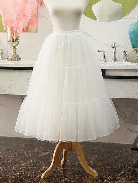 Multi-Layered Petticoat, White