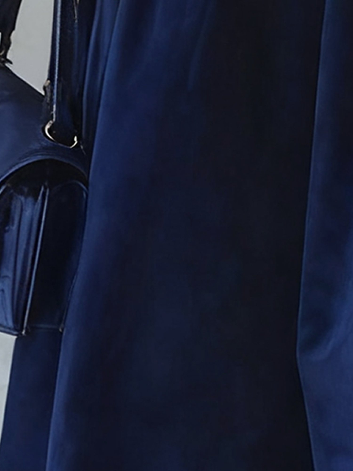 Midi Cotton Skirt (Shirt and Vest Not Included), Plain, Pocket Design, Vintage, Green - Image 11